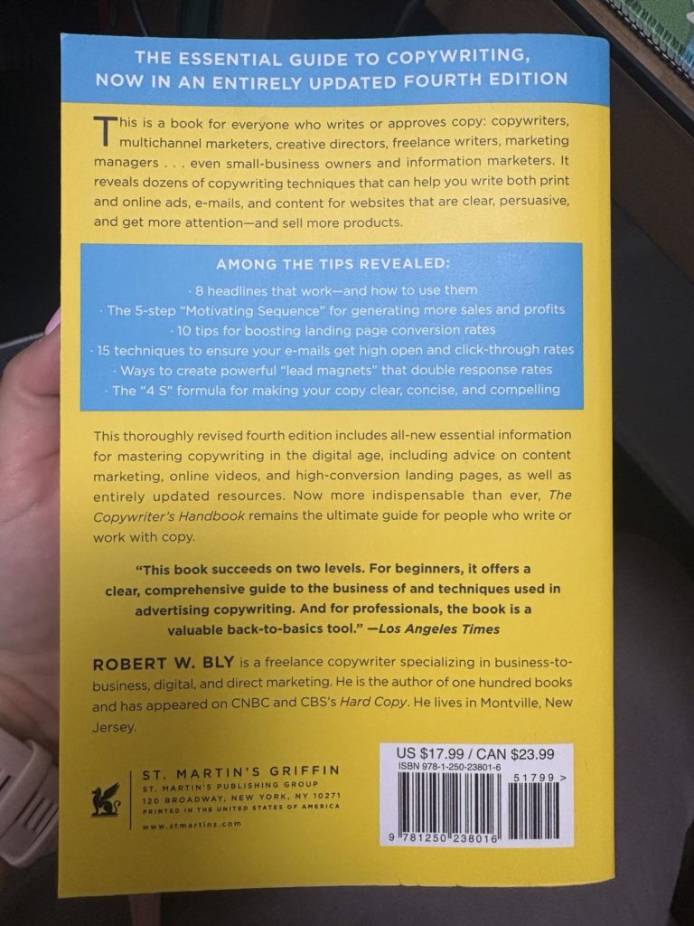 The Copywriter’s Handbook